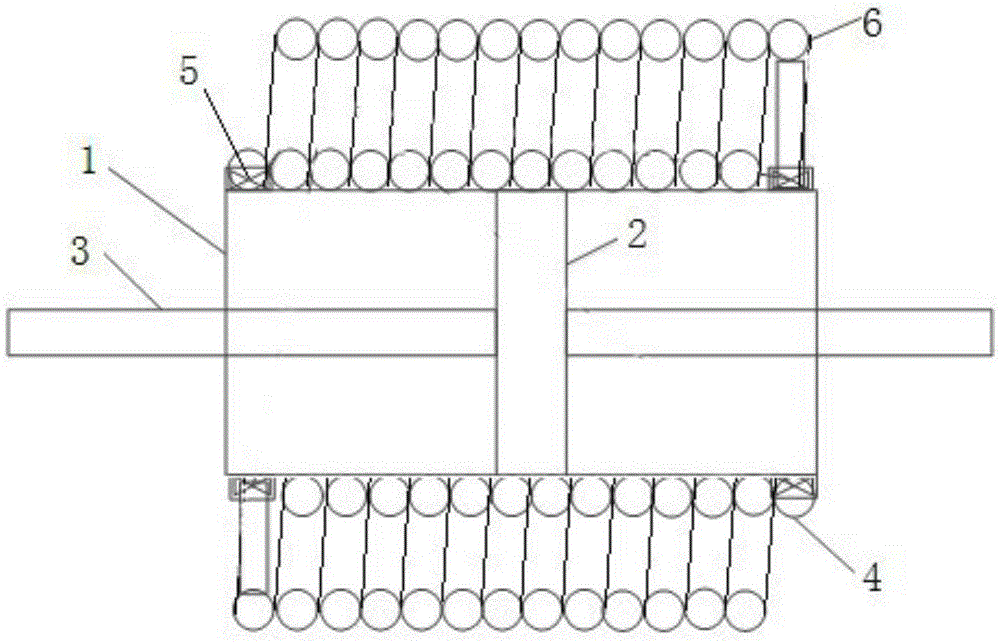 Double-pipeline liquid inertia container with variable inerter coefficient