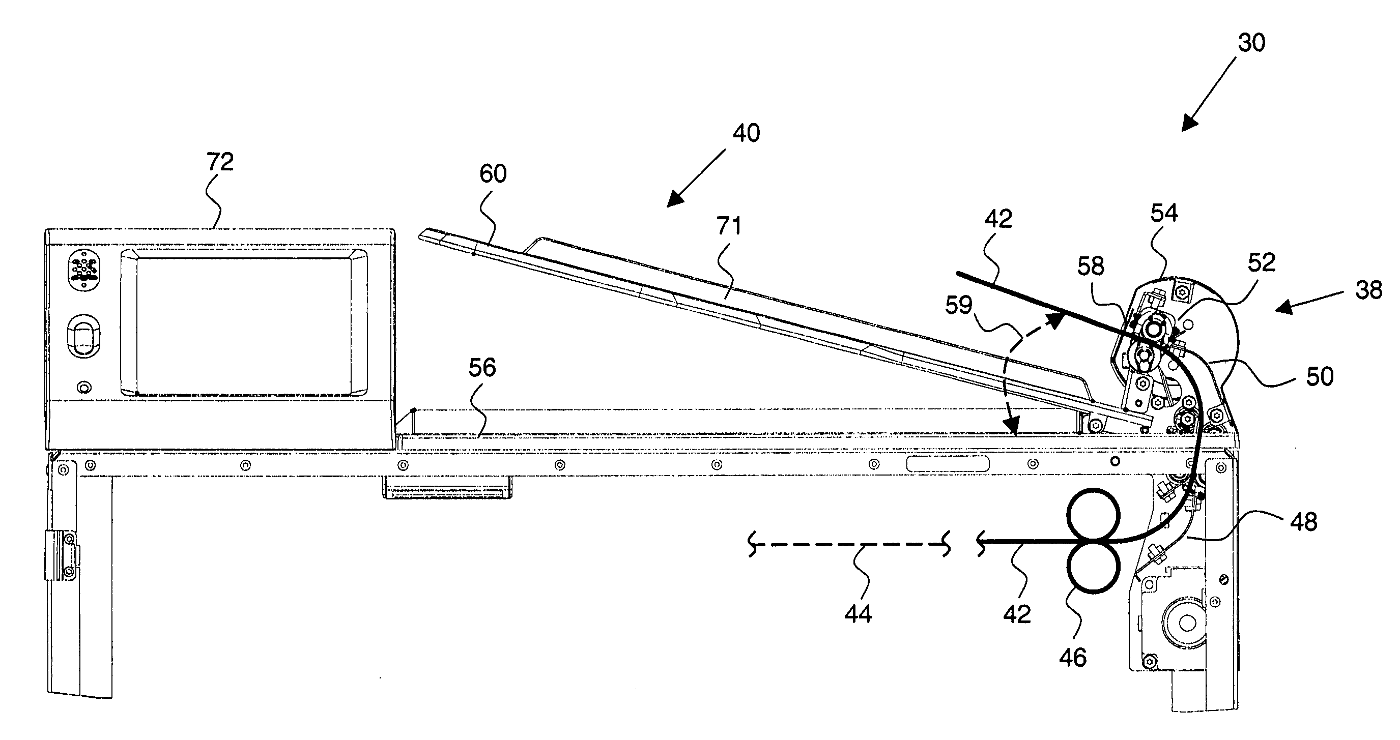 Modular sheet output system for imaging apparatus