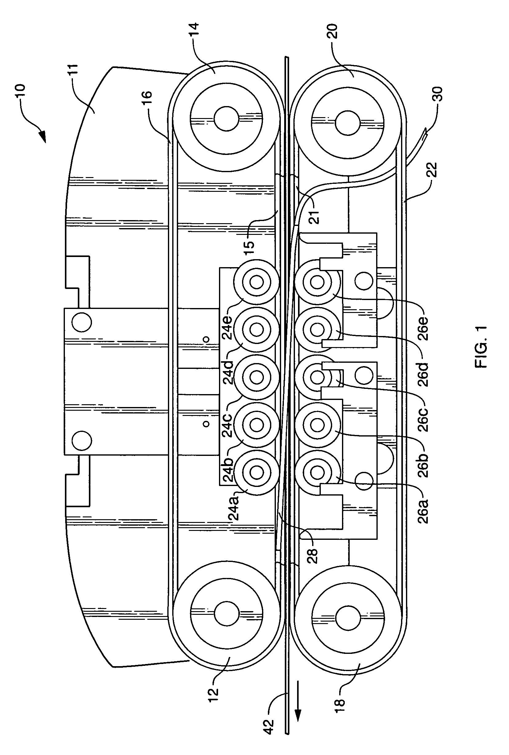 Film side sealing apparatus with closed-loop temperature control of a heater
