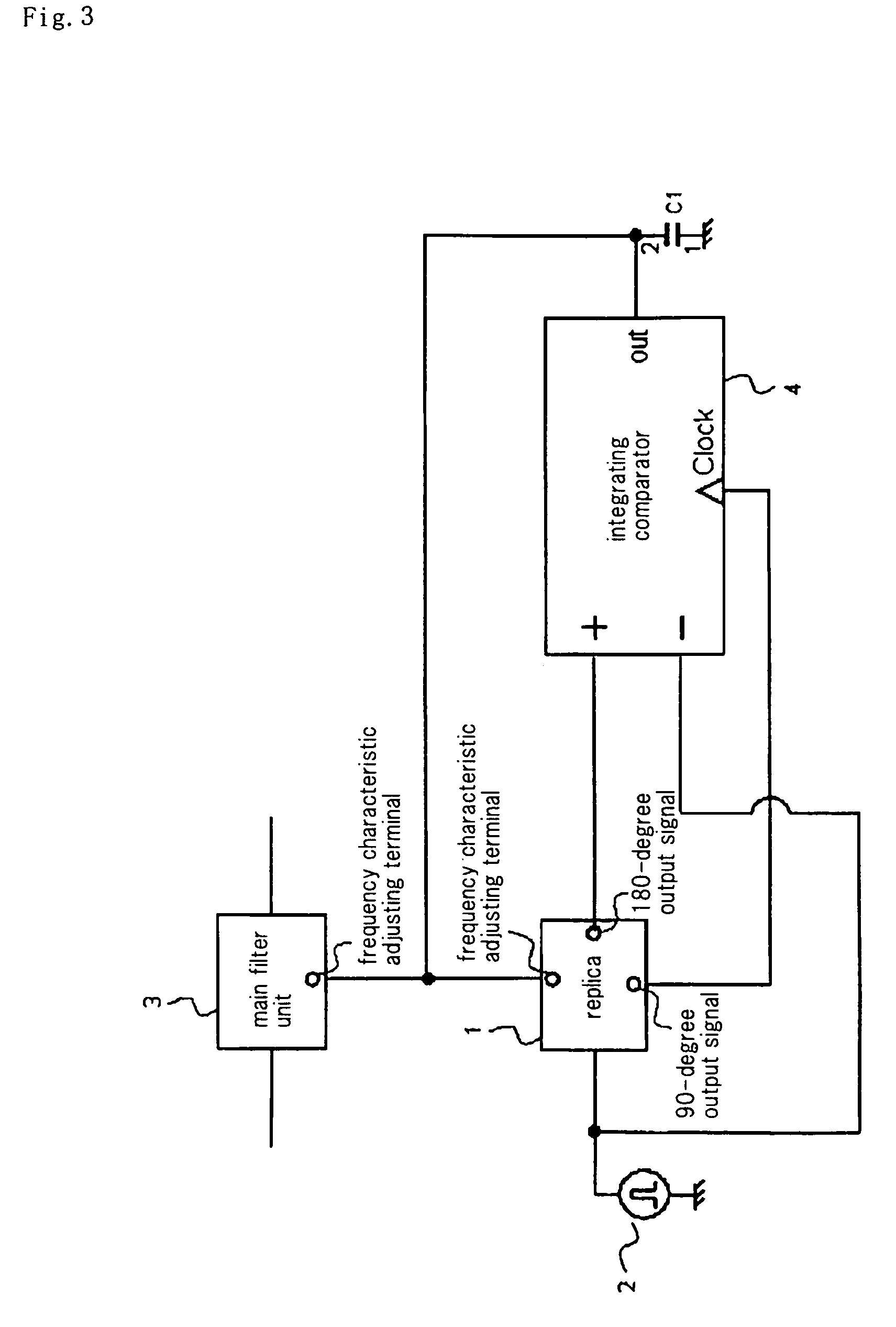 Automatic adjustment circuit, and filter circuit