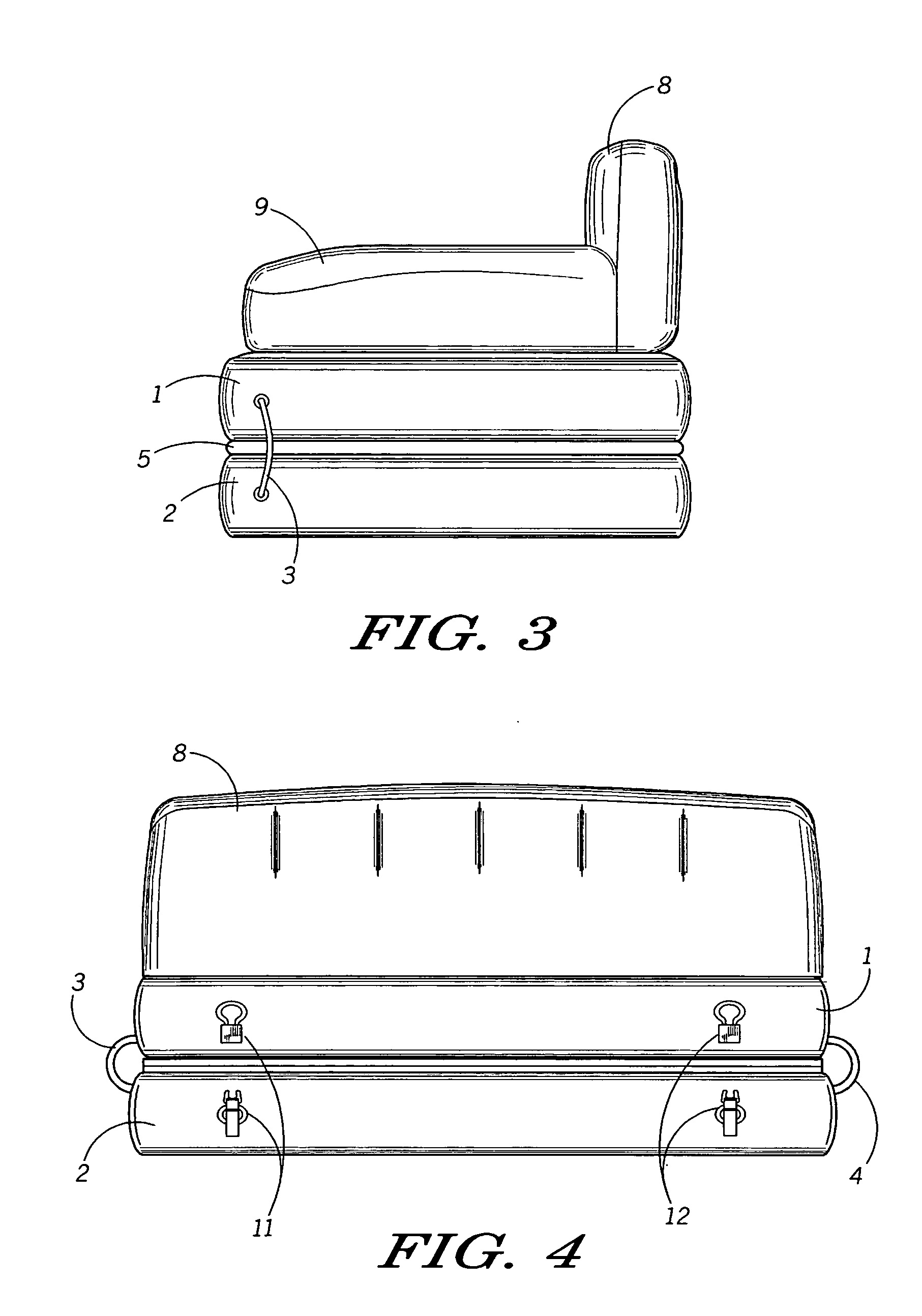 Inflatable article of furniture and method of using same
