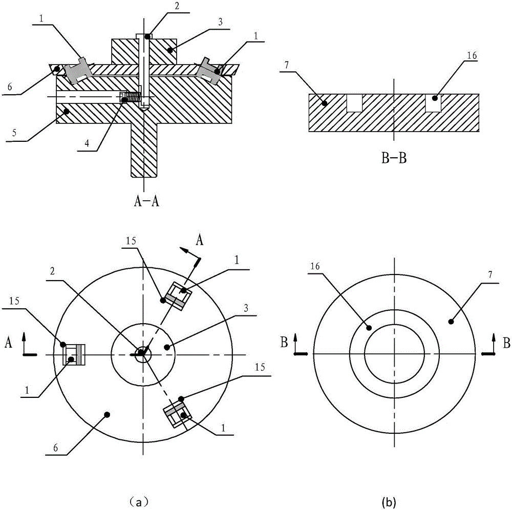 Joint bearing flanging tool and process of using same for joint bearing flanging
