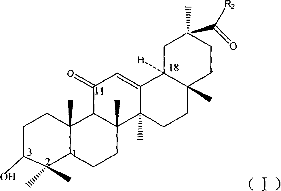 Synthetic method of glycyrrhetinic acid ester derivative and deoxyglycyrrhetinic acid ester compound