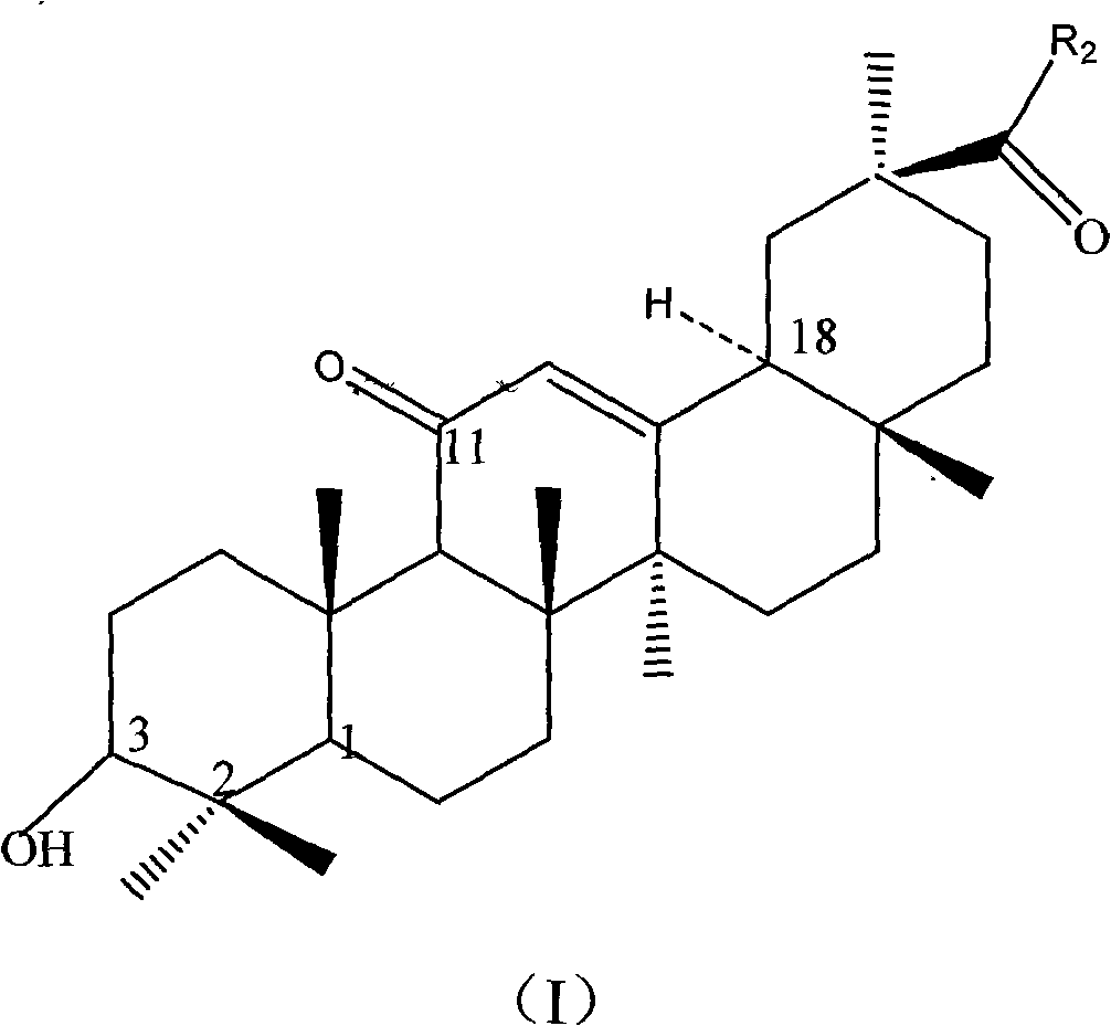 Synthetic method of glycyrrhetinic acid ester derivative and deoxyglycyrrhetinic acid ester compound