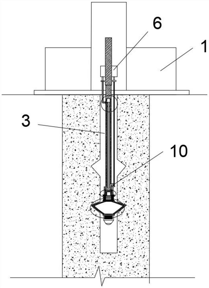 Use method of grouting body-expanding reinforced anchor rod