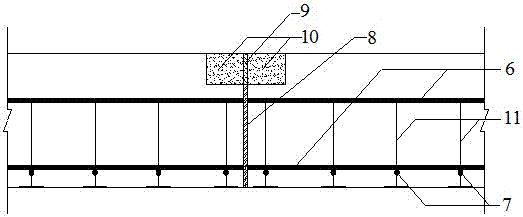 A double-layer glass fiber reinforced concrete pavement structure suitable for urban roads