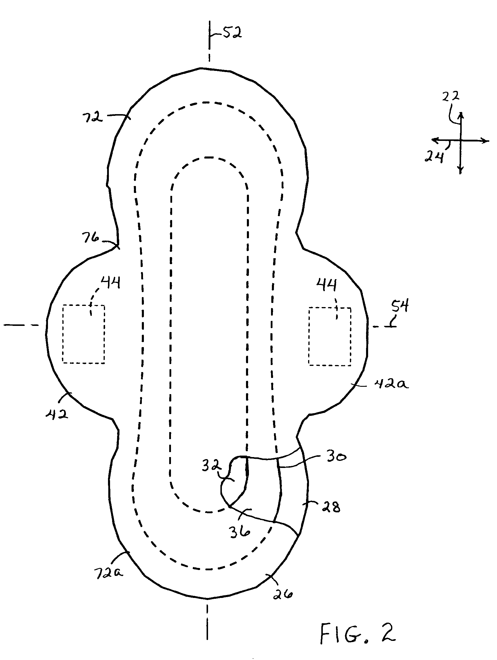 Compact folded absorbent article