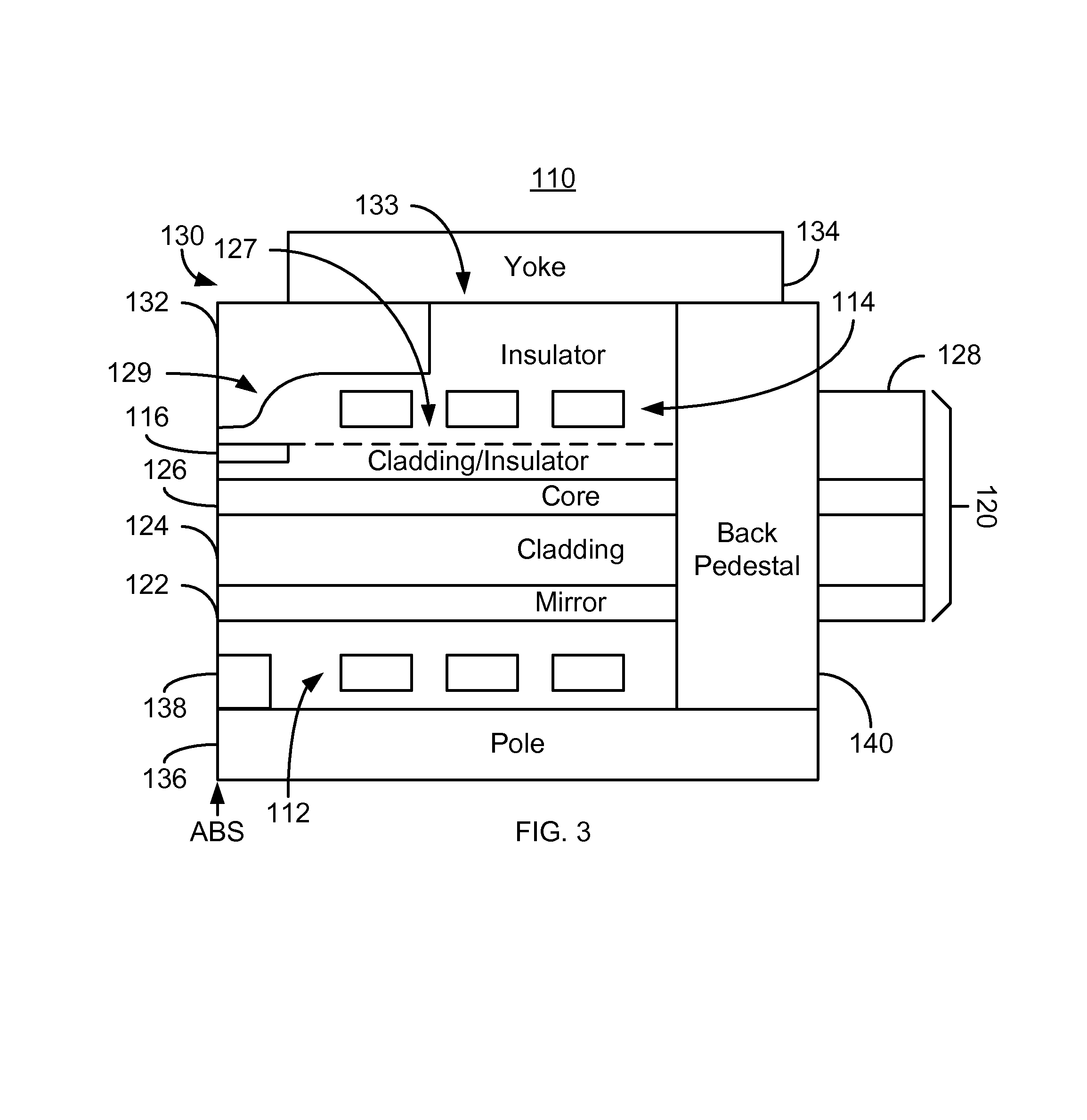 Method and system for providing a magnetic recording transducer having a planarized near-field transducer and a sloped pole