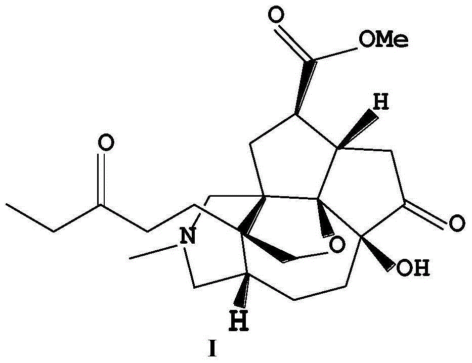 Application of O-(diethylamino) ethyl derivative of Daphmalenine A in preparation of anti-inflammatory drug
