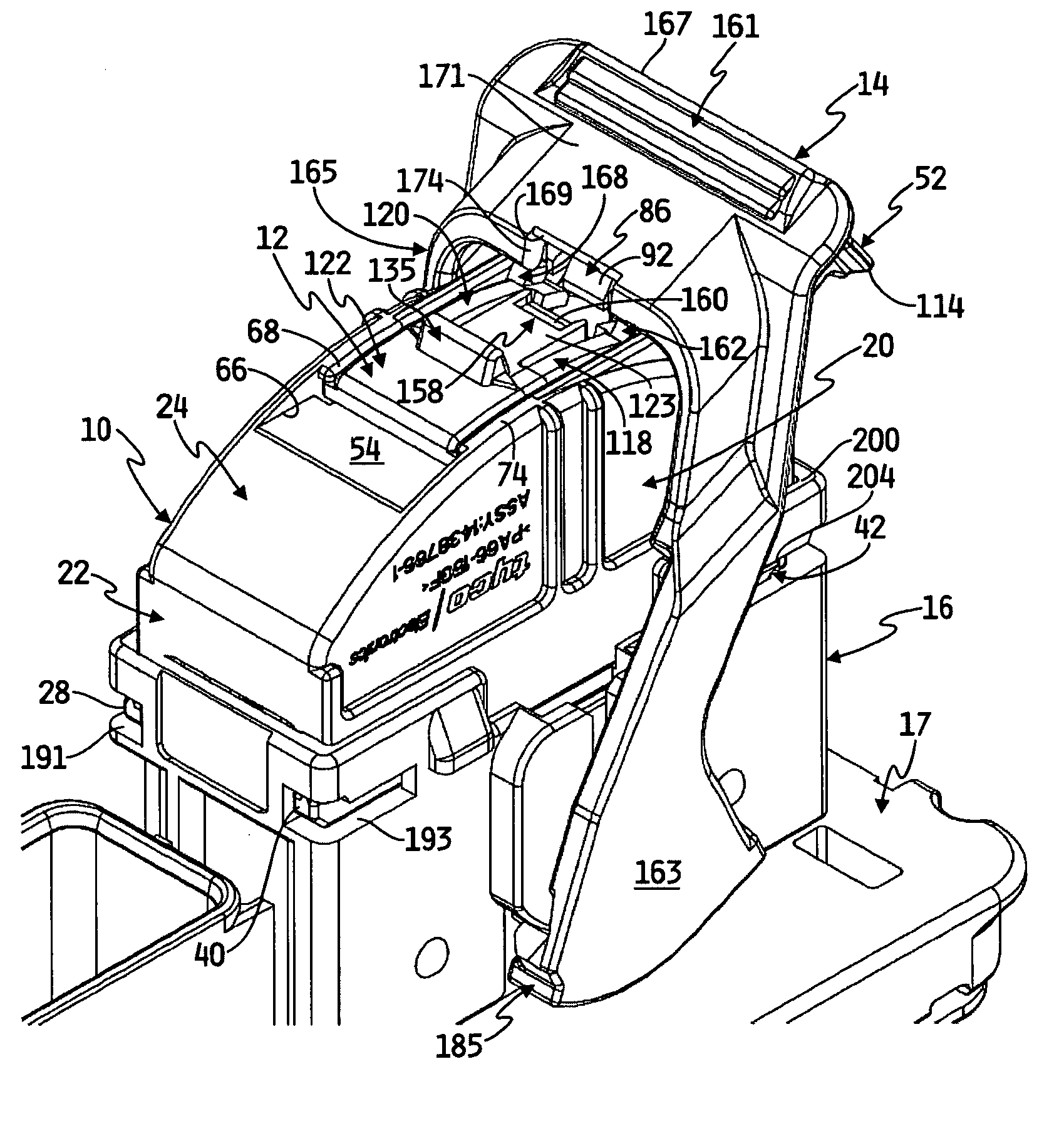 Lever mated connector assembly with a position assurance device