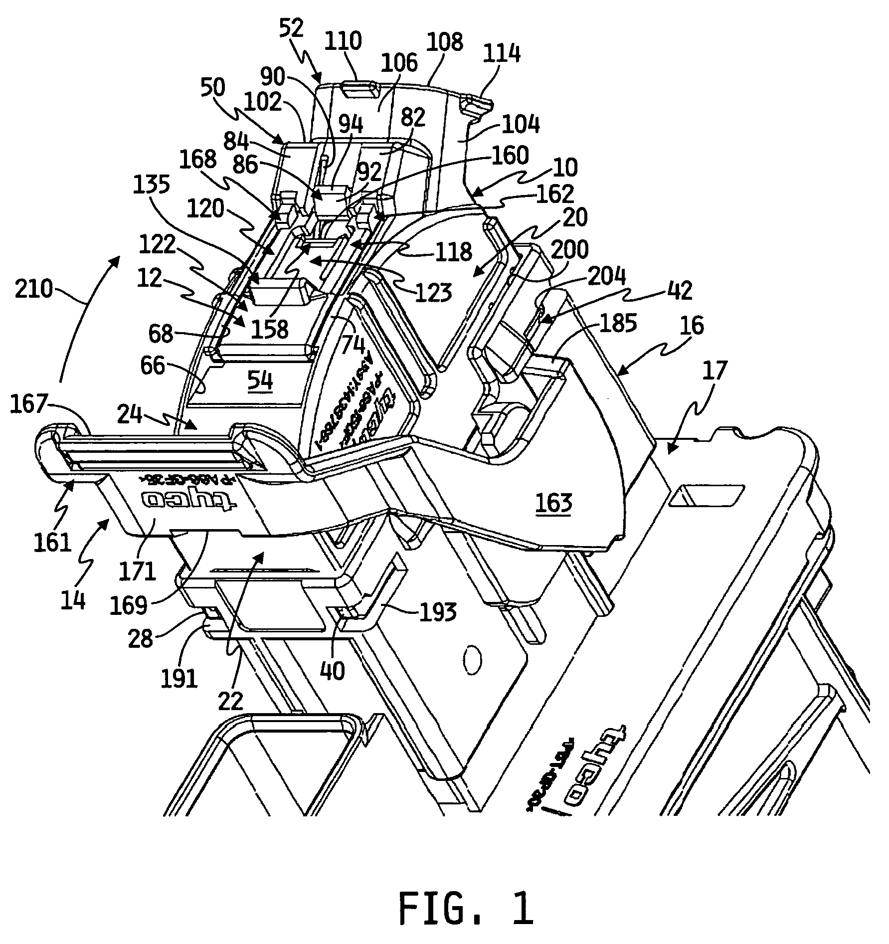 Lever mated connector assembly with a position assurance device