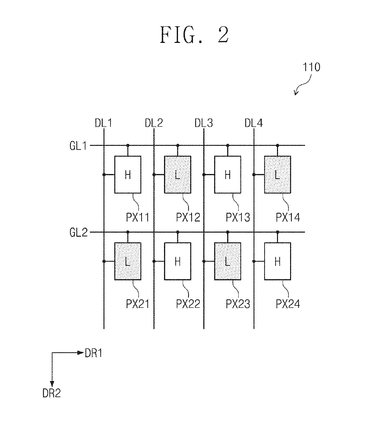Image processing circuit, display device having the same, and method of driving the display device