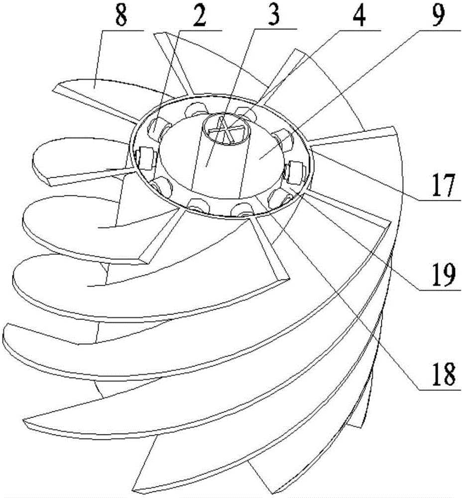Portable magnetic spiral settling device