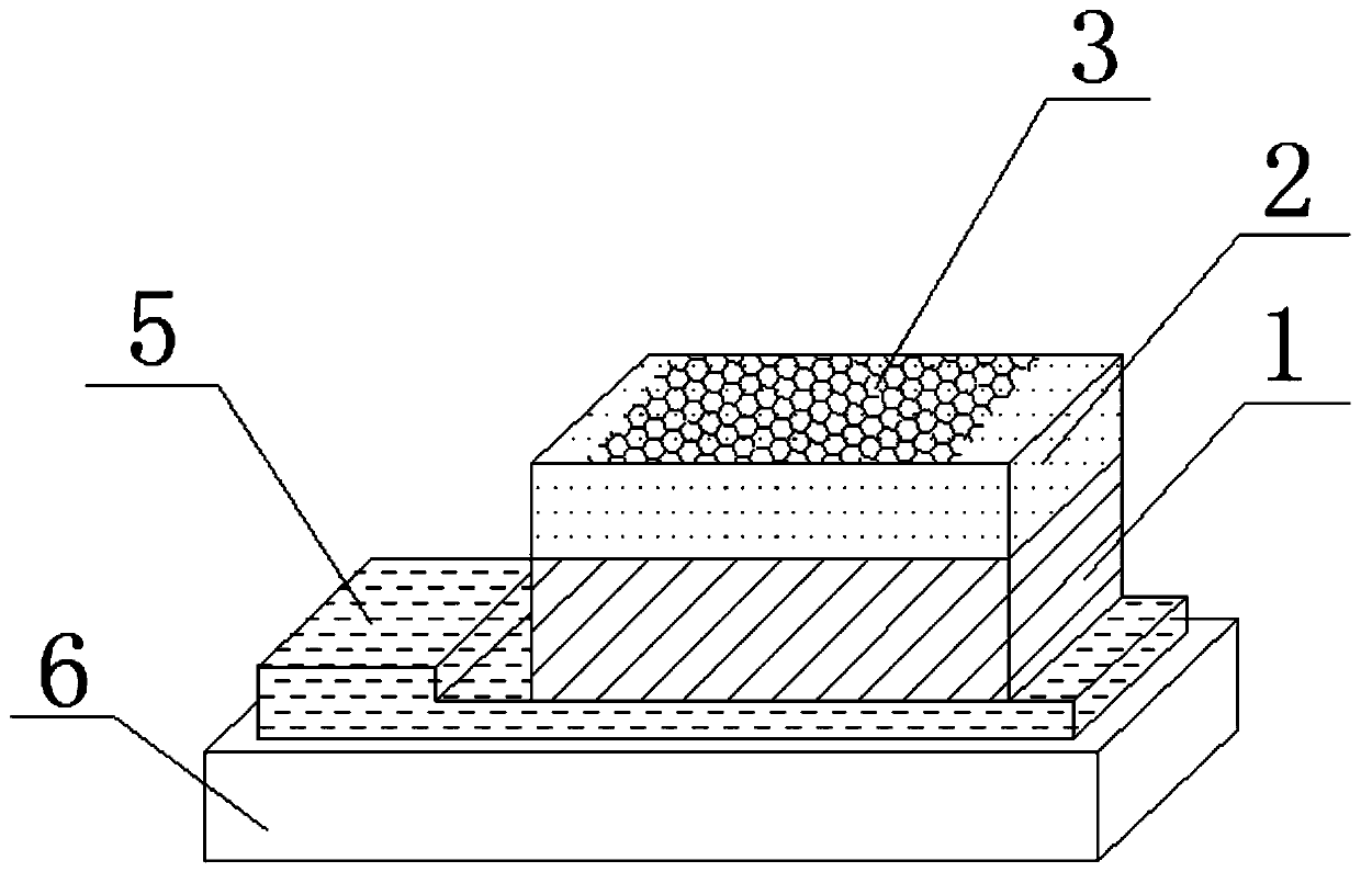 Flexible GaN-based MIS device applied to graphene and preparation method of flexible GaN-based MIS device