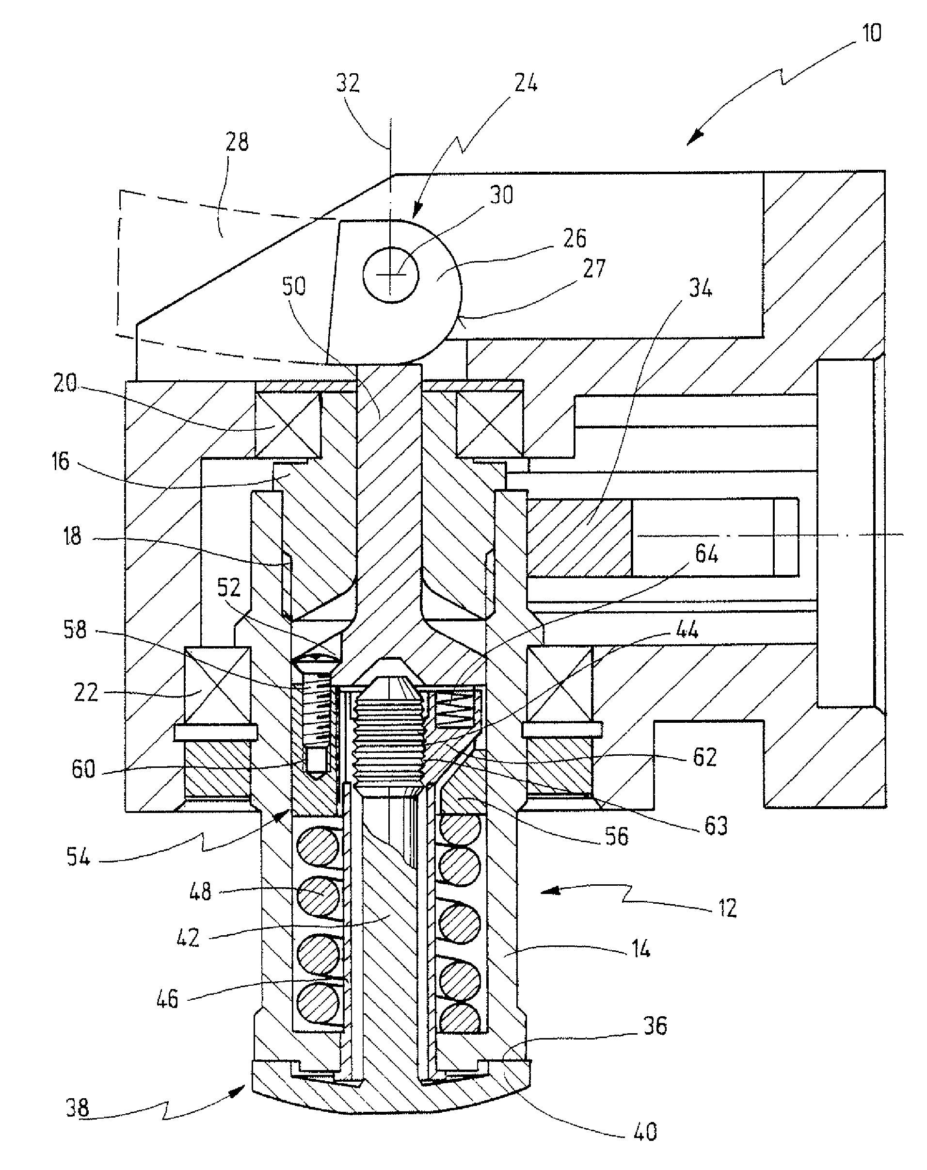 Hand-Held Power Tool With Clamping Device For A Tool