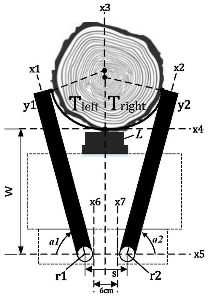 Device and method for measuring breast-height diameter and height of standing tree