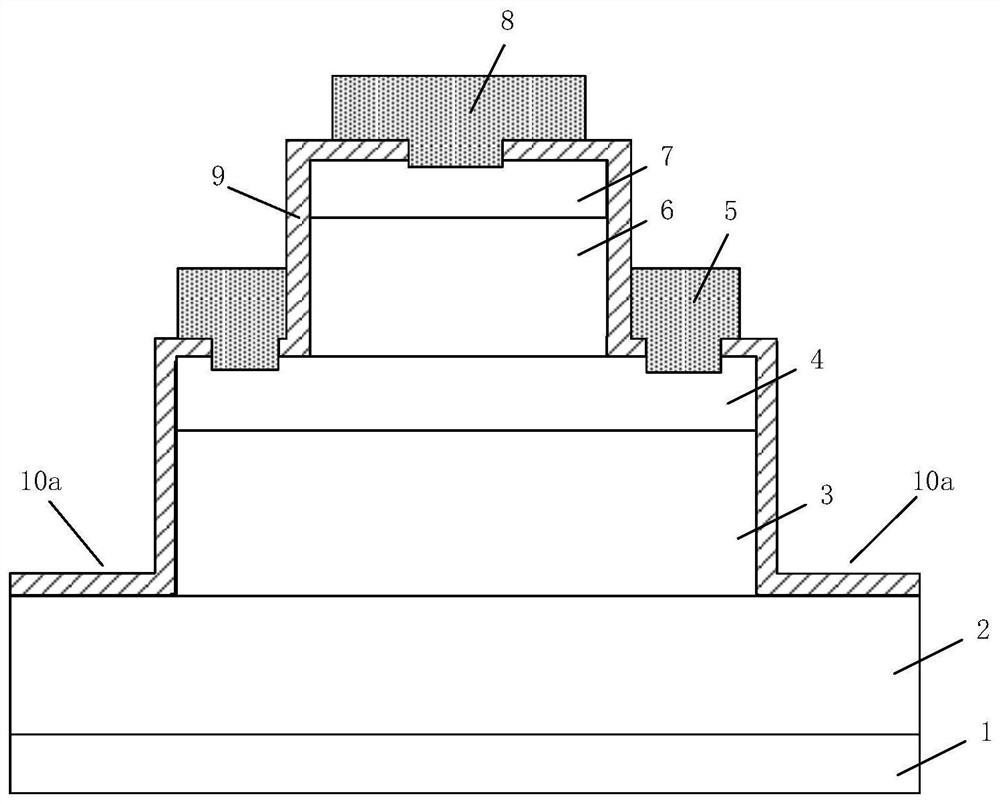 GaN-based hot electron transistor on self-supporting substrate and preparation method of GaN-based hot electron transistor