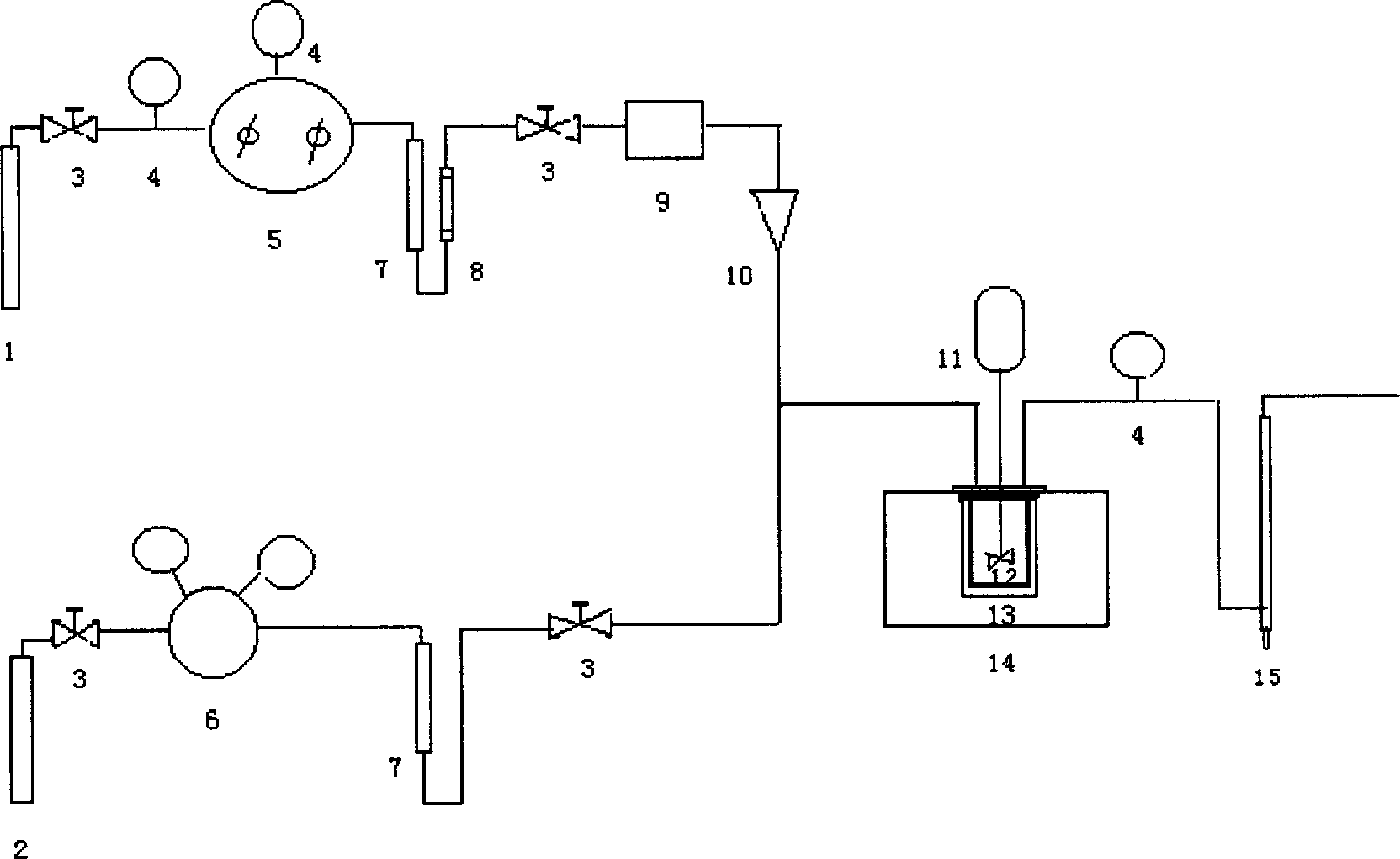Method for hydrogenation preparation of 4-amino-3-fluorophenol from o-fluoro-nitrobenzene and device therefor