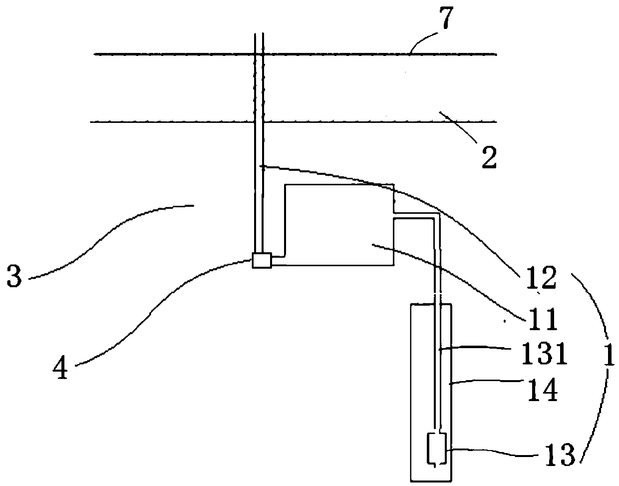 Normal-pressure water supply anti-freezing device