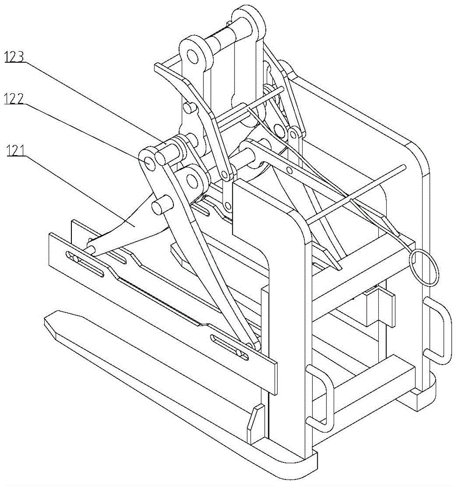 Scissor type lifting tool for plate stacking