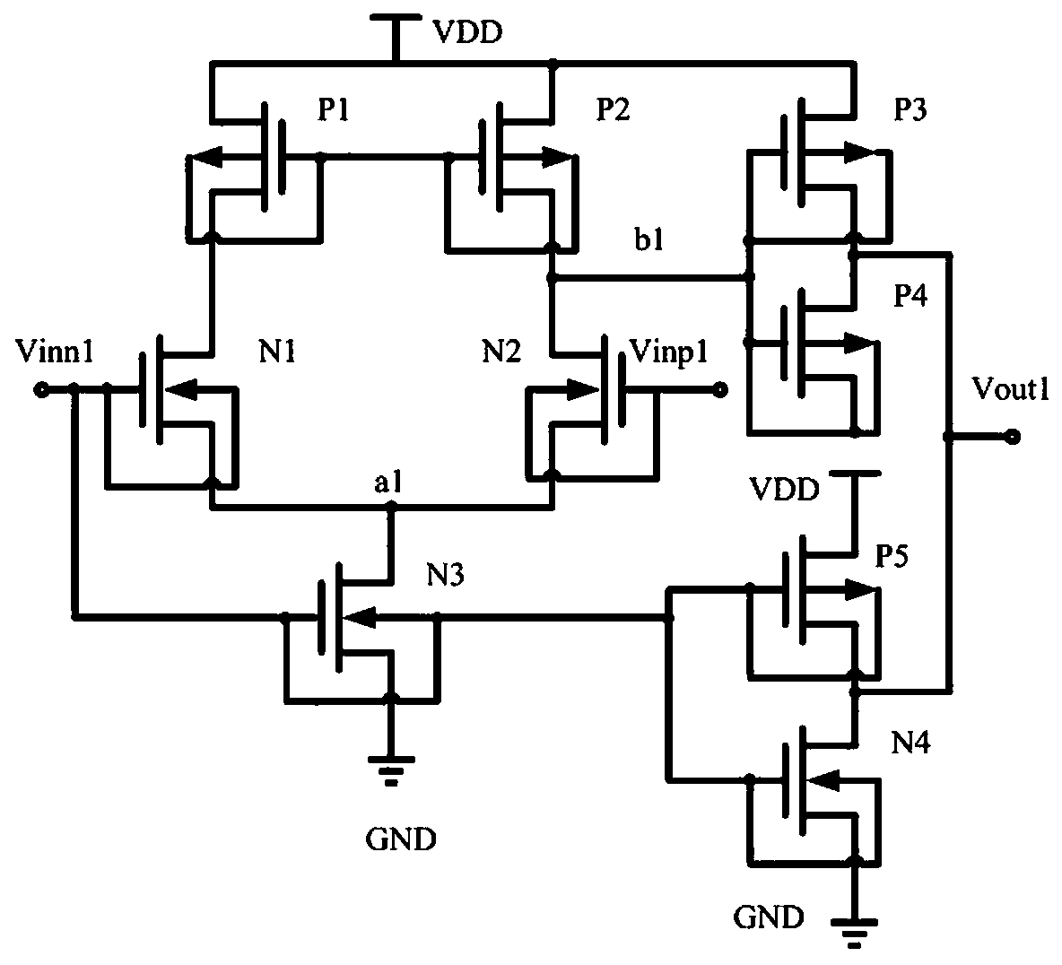 Low power consumption dynamic threshold comparator interface circuit and rectifier, wireless sensor