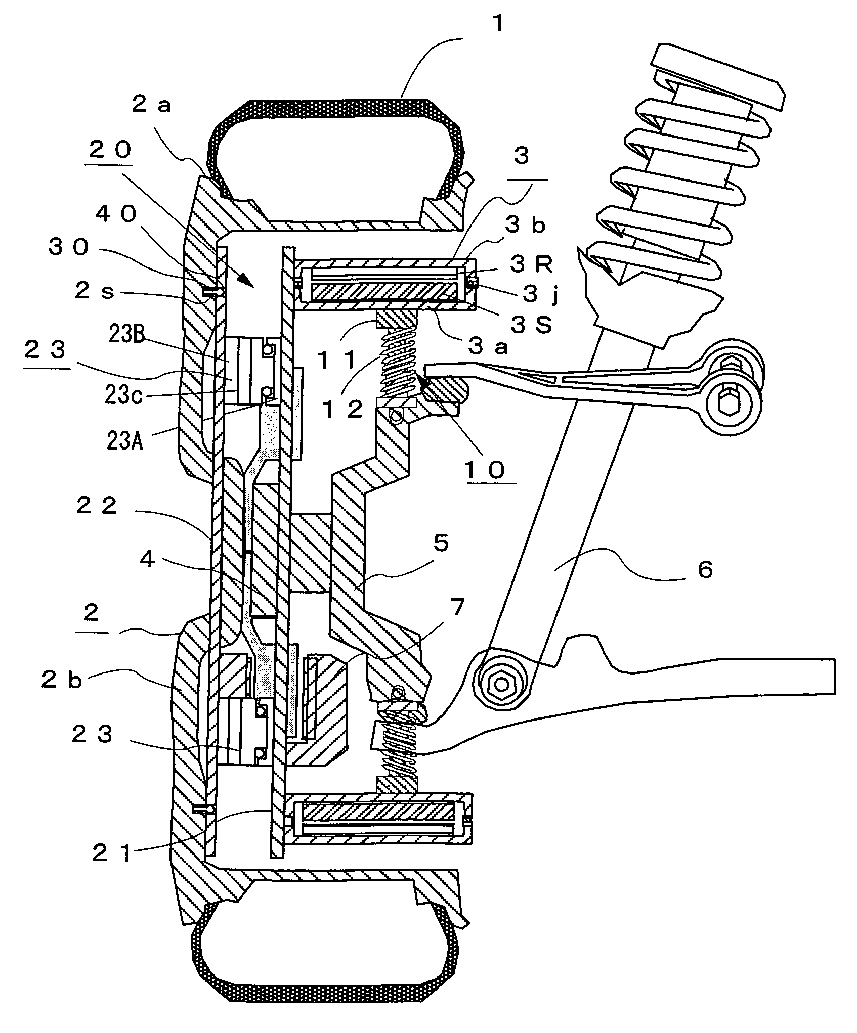 In-wheel motor system and method of installing the same