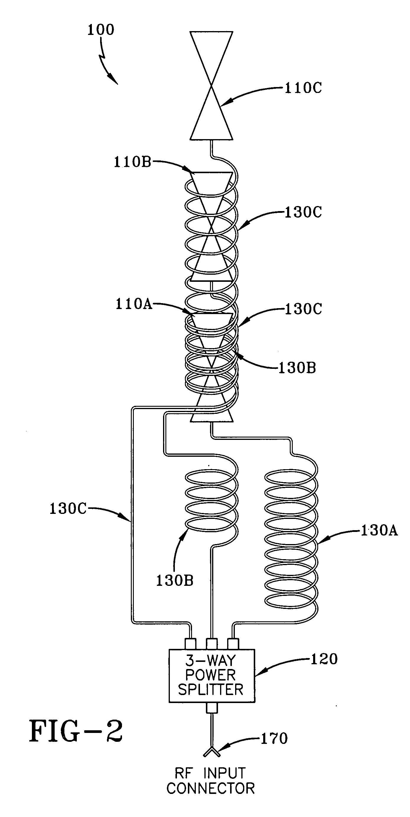 Wide band biconical antenna with a helical feed system