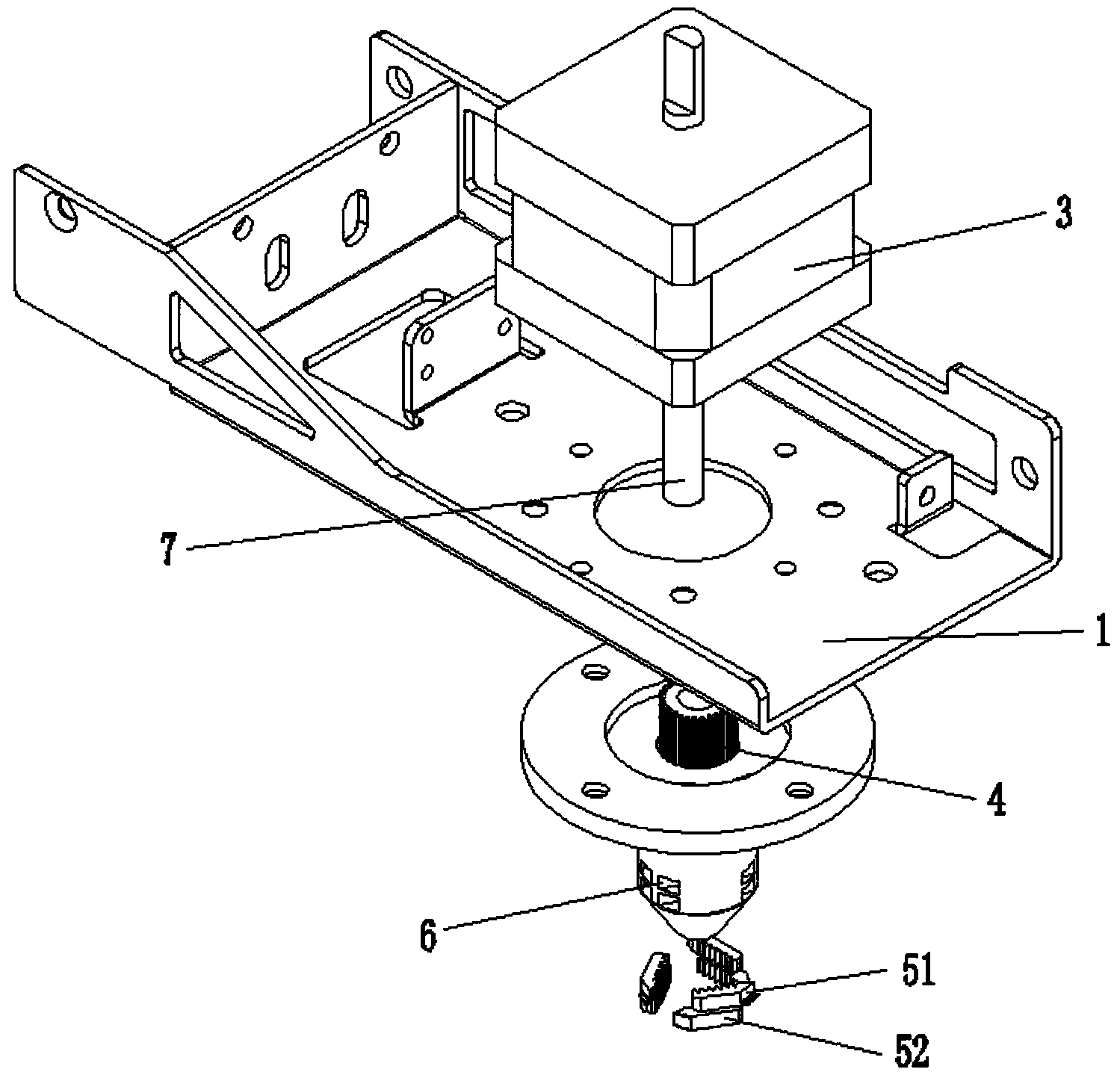 Method for taking back optical disk through disk grabbing device with double layers of insertion pieces in optical disk library