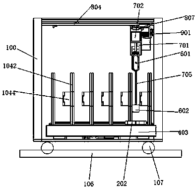 Automatic file placing and taking manipulator