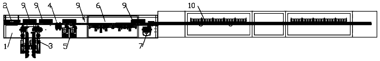 Glass package temperature sensor and manufacturing method thereof