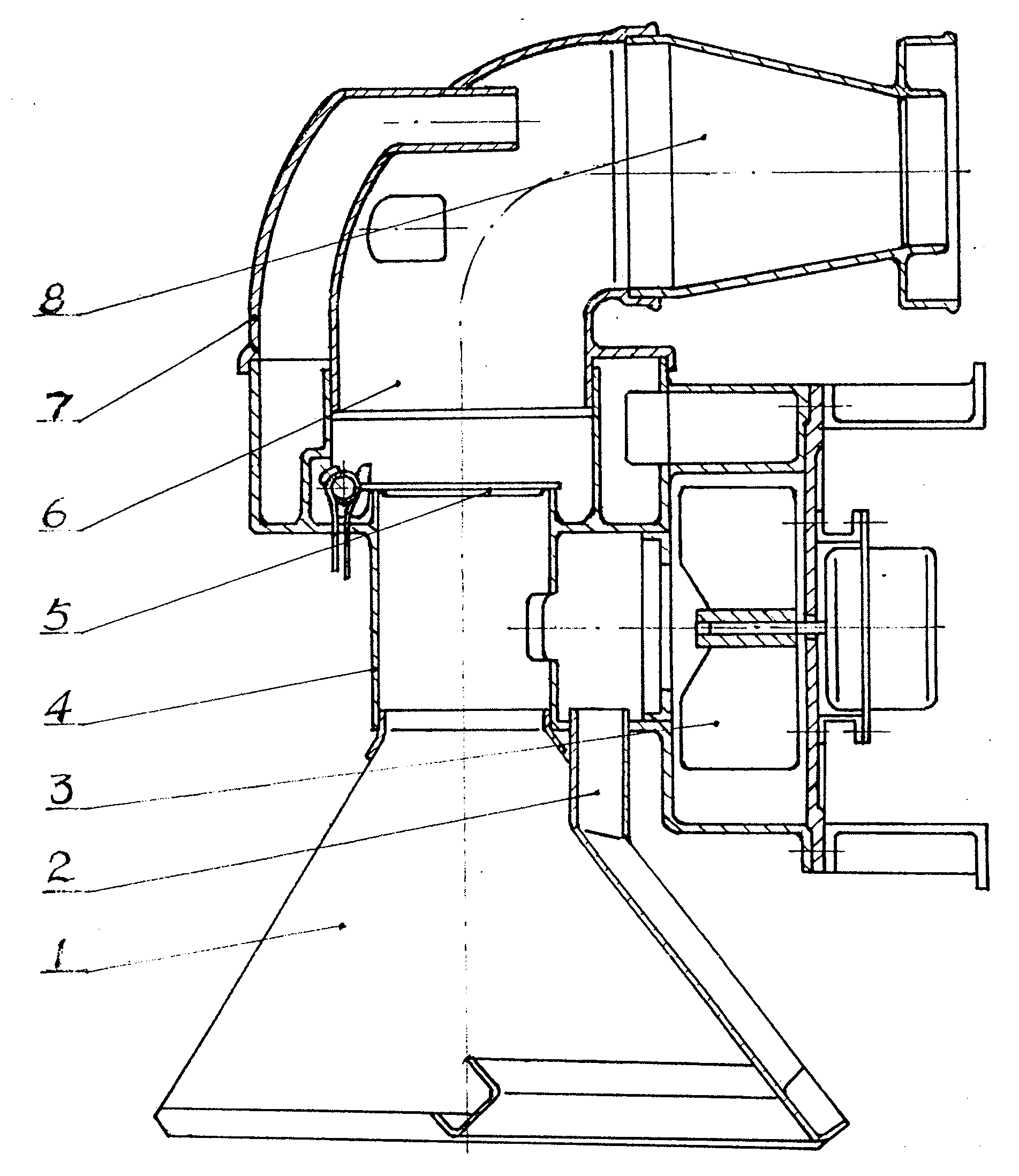 Convection type fume extractor