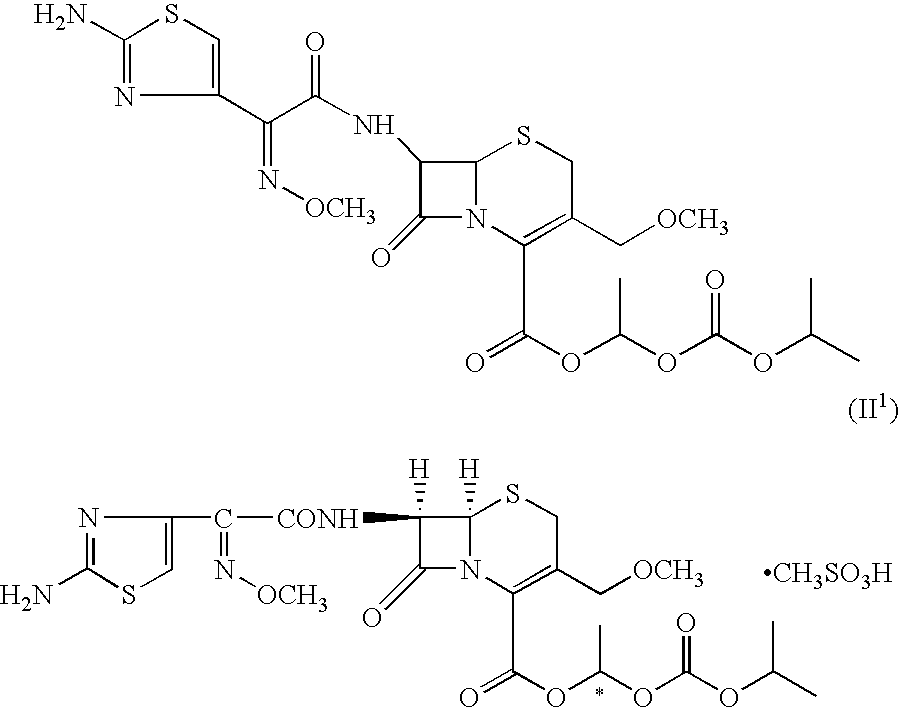 Process for the manufacture of cefpodoxime proxetil