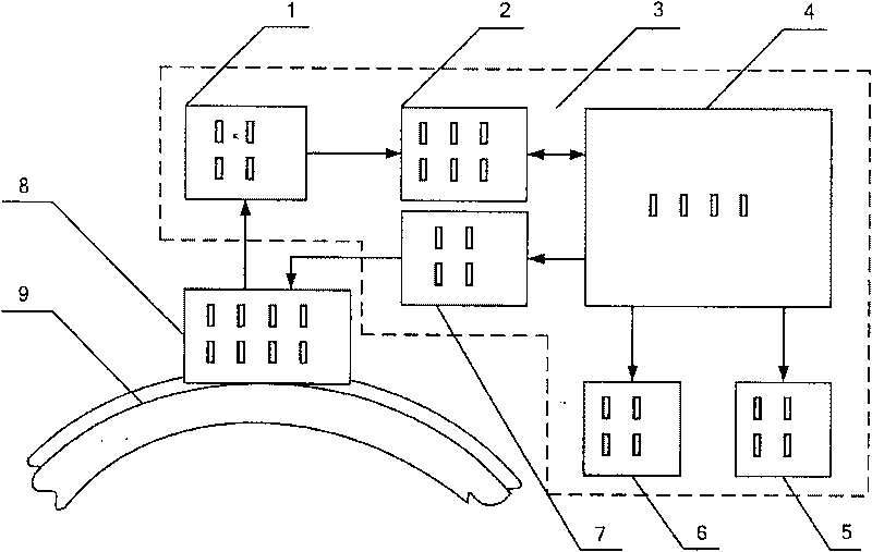 Detector and method based on electromagnetic ultrasonic oblique incidence body wave