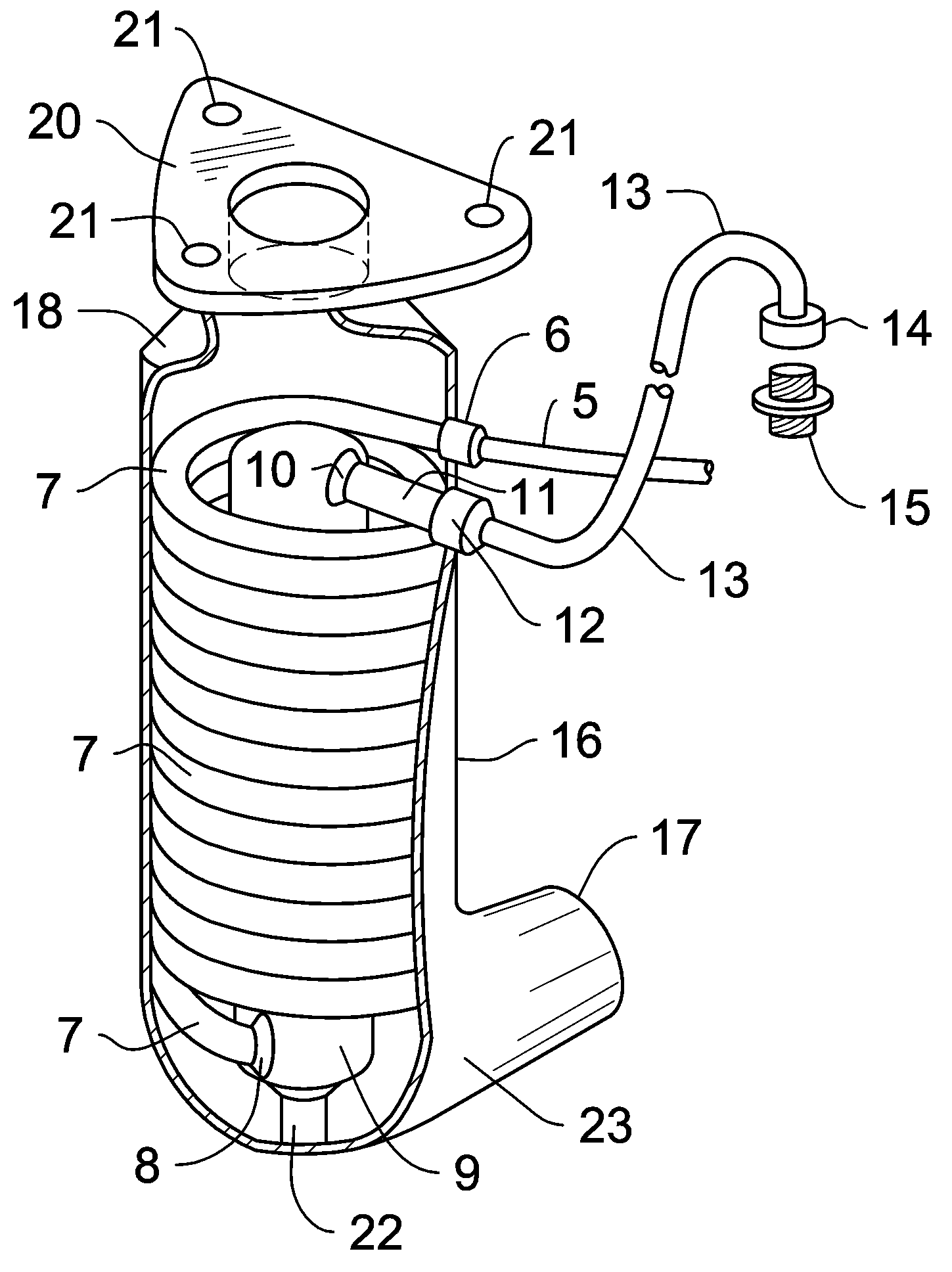Gas saving device and method for dissociating water