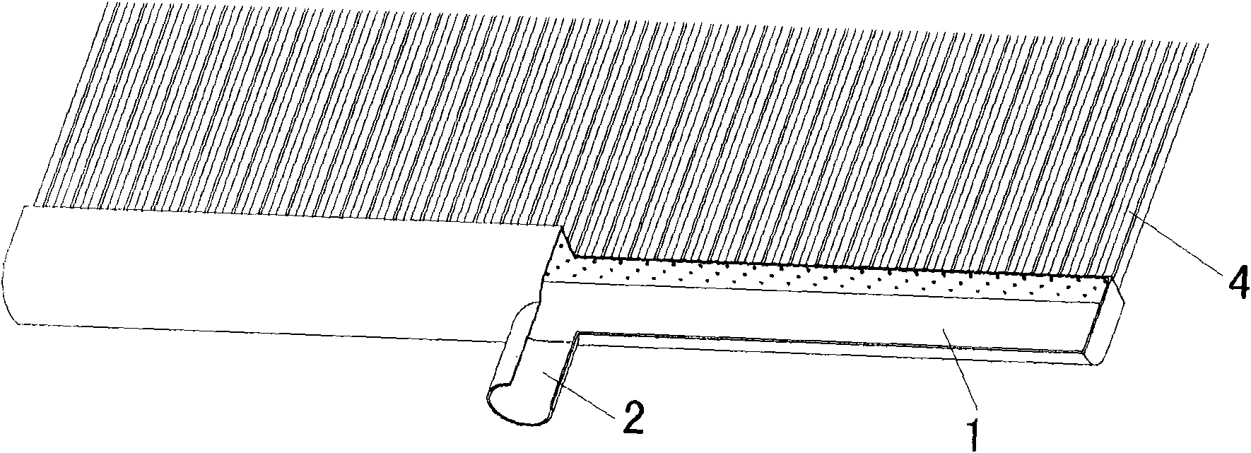 Air cooler tube box provided with flow deflectors