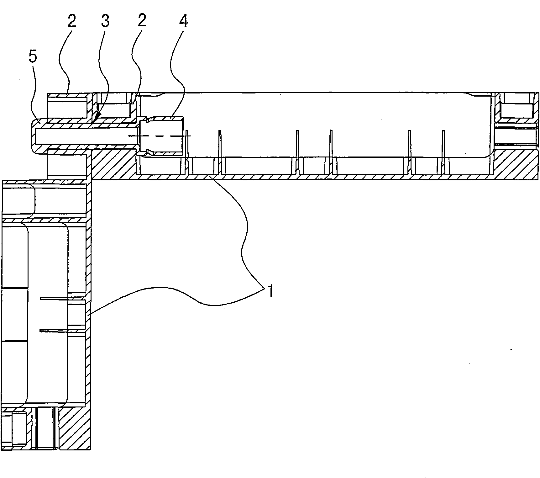 Injection section combination building template