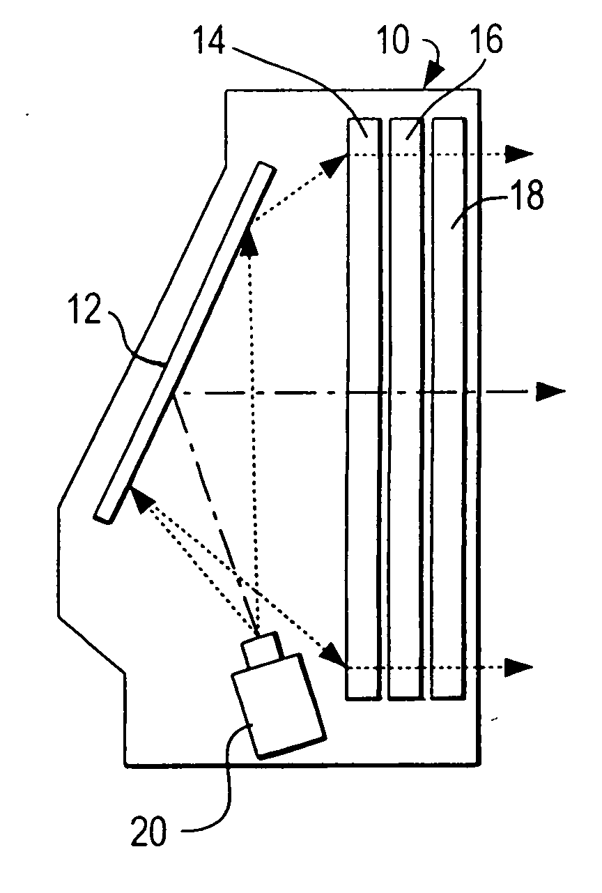 Color image projection system and method