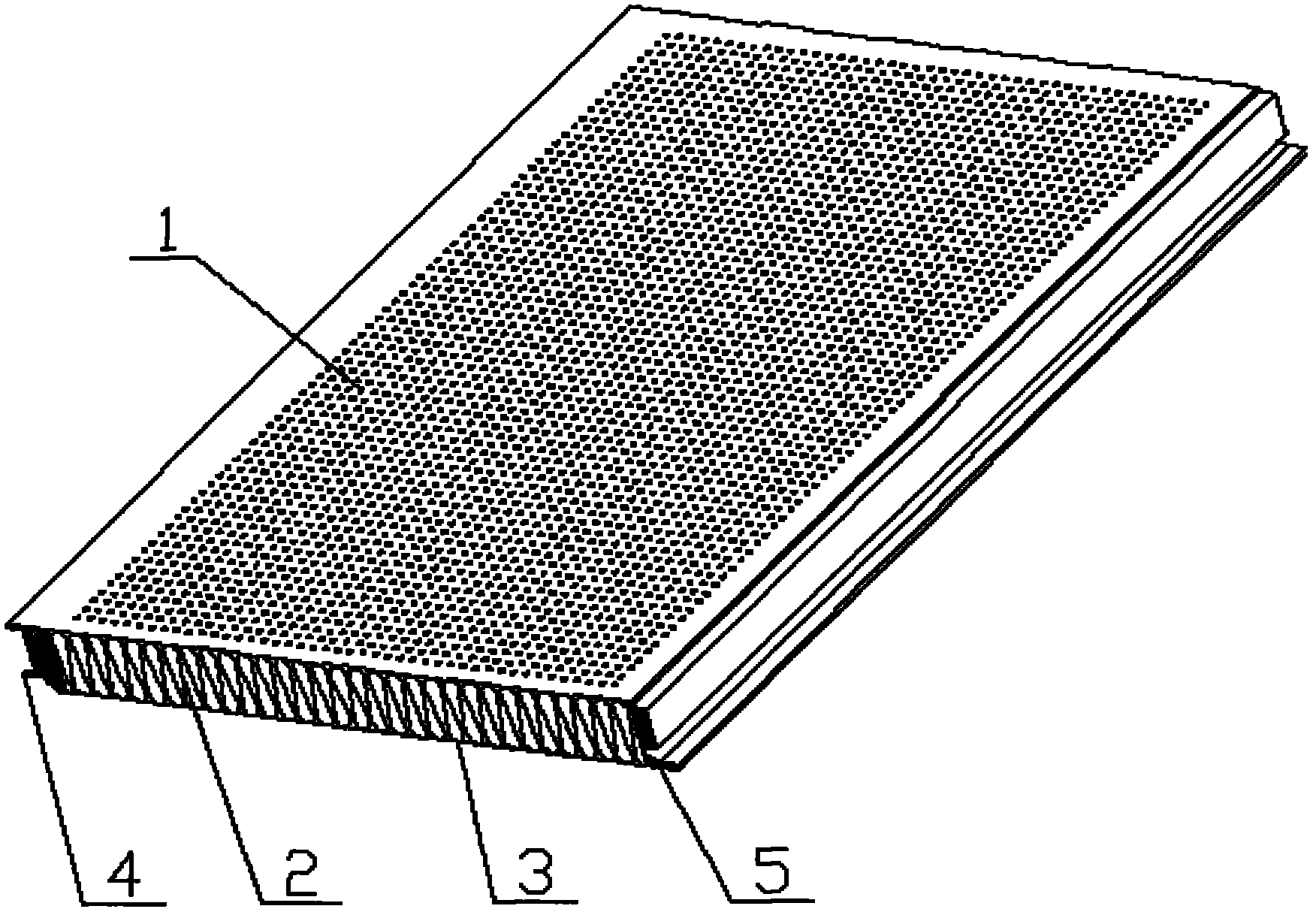 Compound sound insulation-absorption barrier board