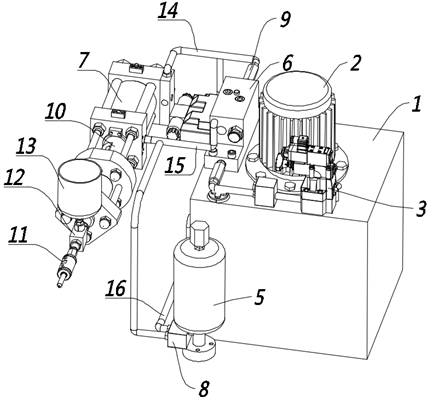 High-pressure nanometer homogenizer with multiple energy accumulators for stabilizing oil pressure