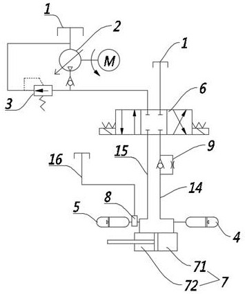 High-pressure nanometer homogenizer with multiple energy accumulators for stabilizing oil pressure