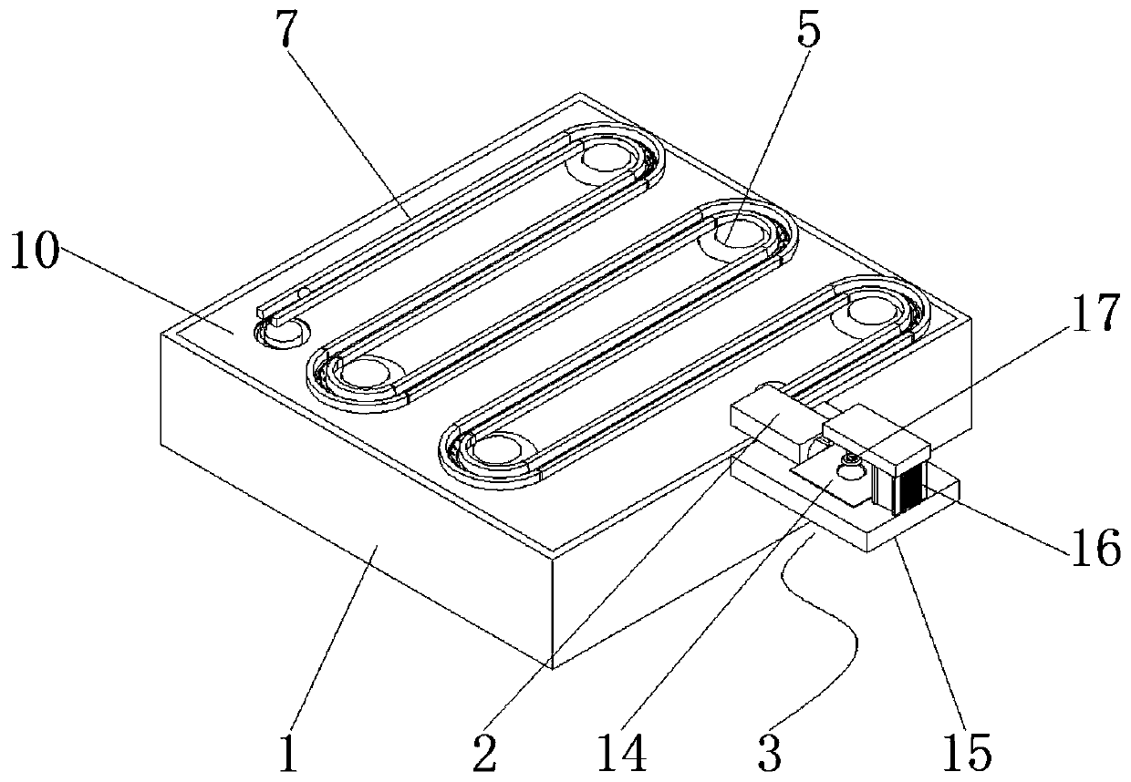 Laser nondestructive detecting device for litchi internal characteristics