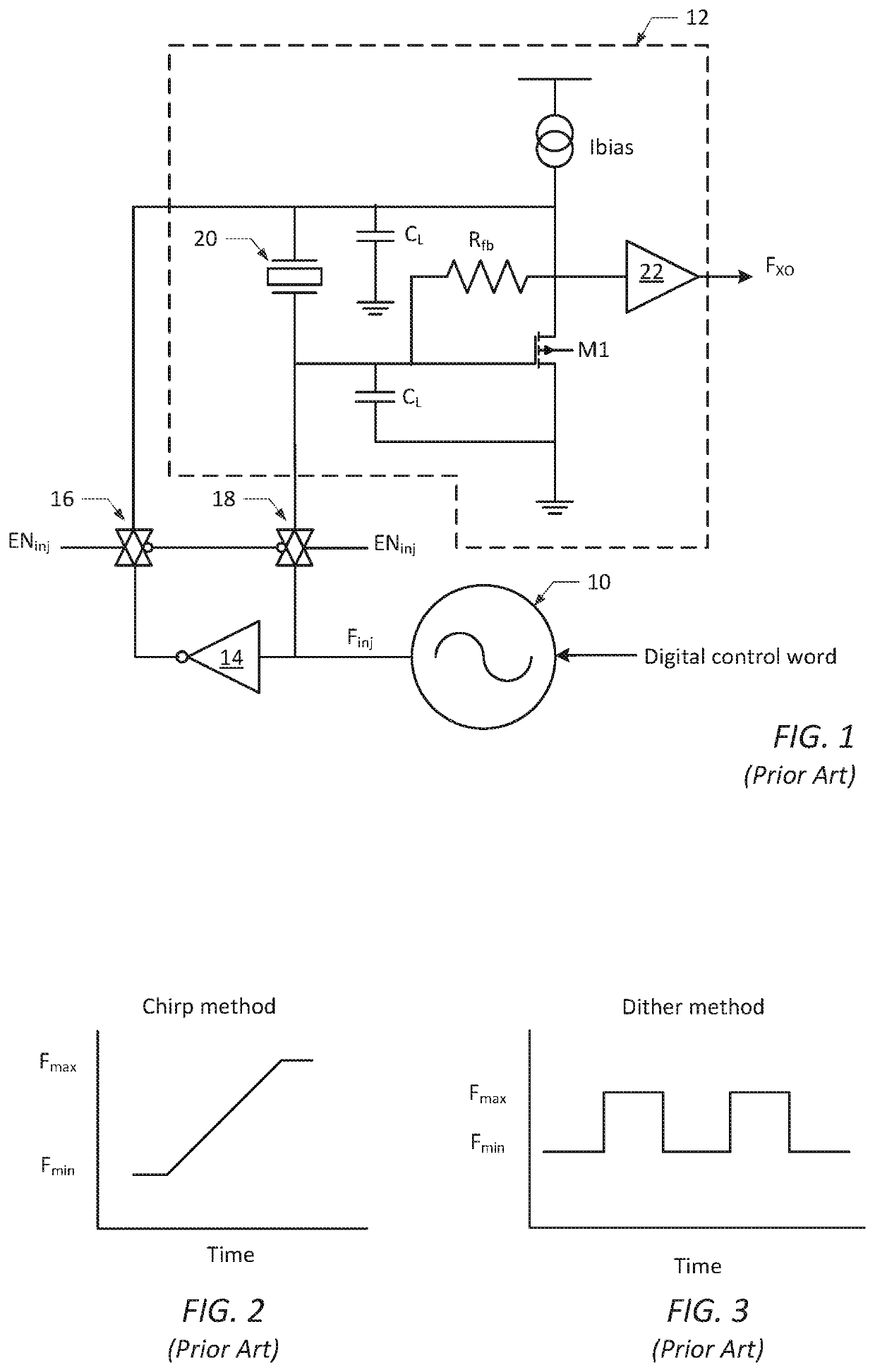 Clock Circuit And Method For Recalibrating An Injection Oscillator Coupled To Kick-Start A Crystal Oscillator