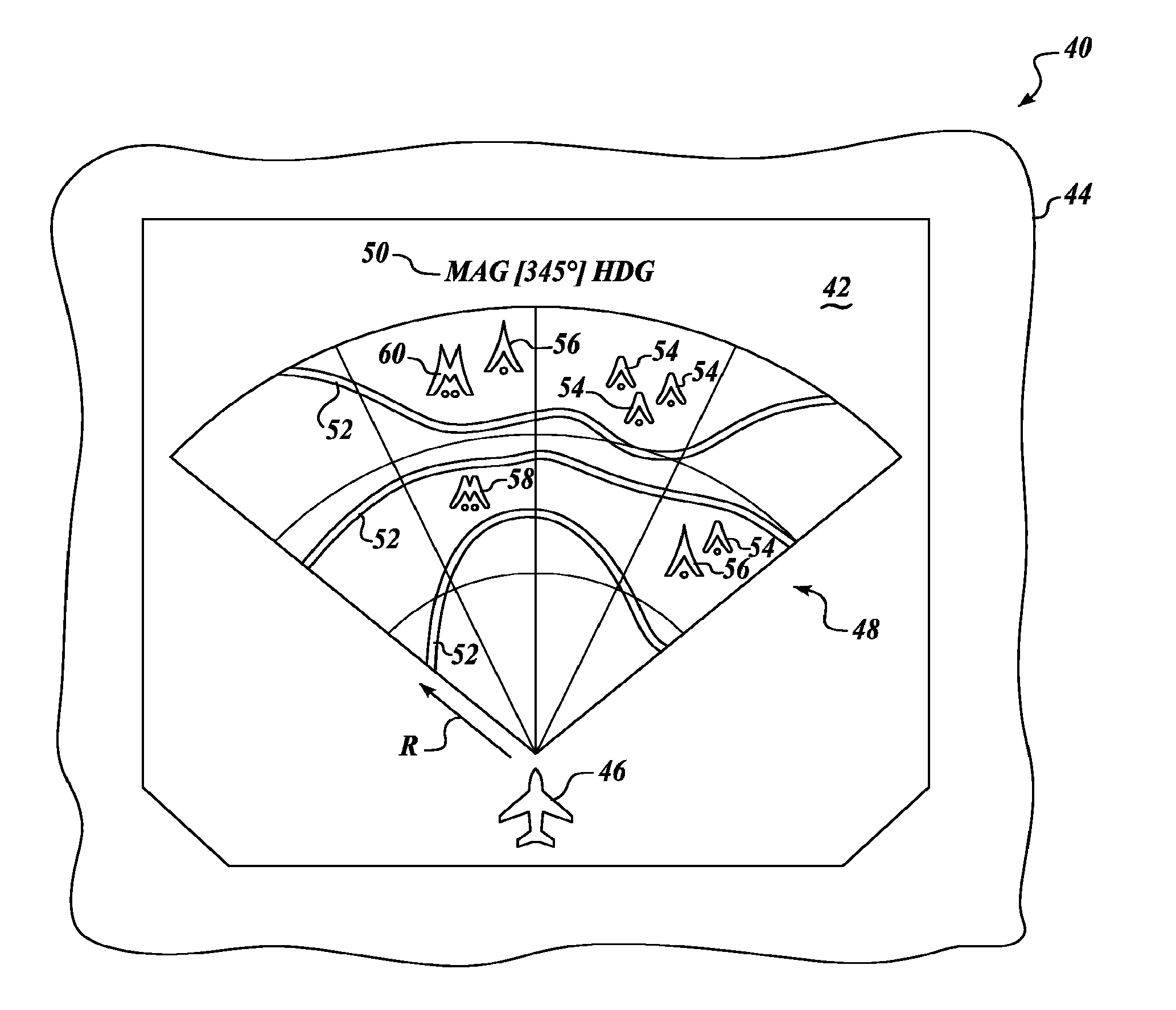 System and method for management of a ground obstacle display