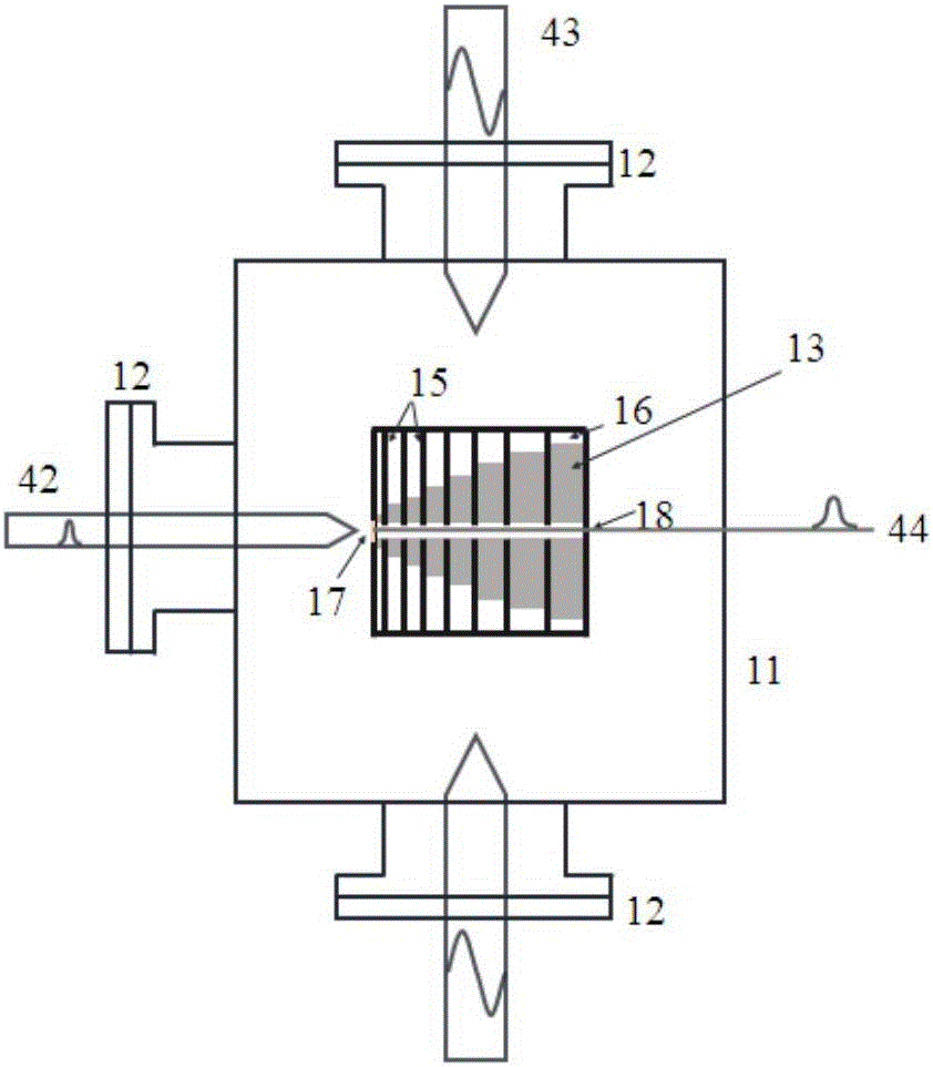 Terahertz-driven electronic pulse accelerating femtosecond electron diffraction device