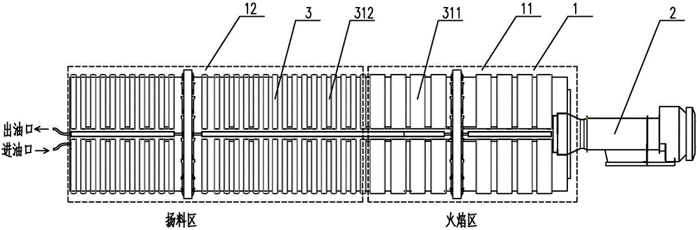 Asphalt regenerating roller with anti-adhesion heating device and anti-adhesion method
