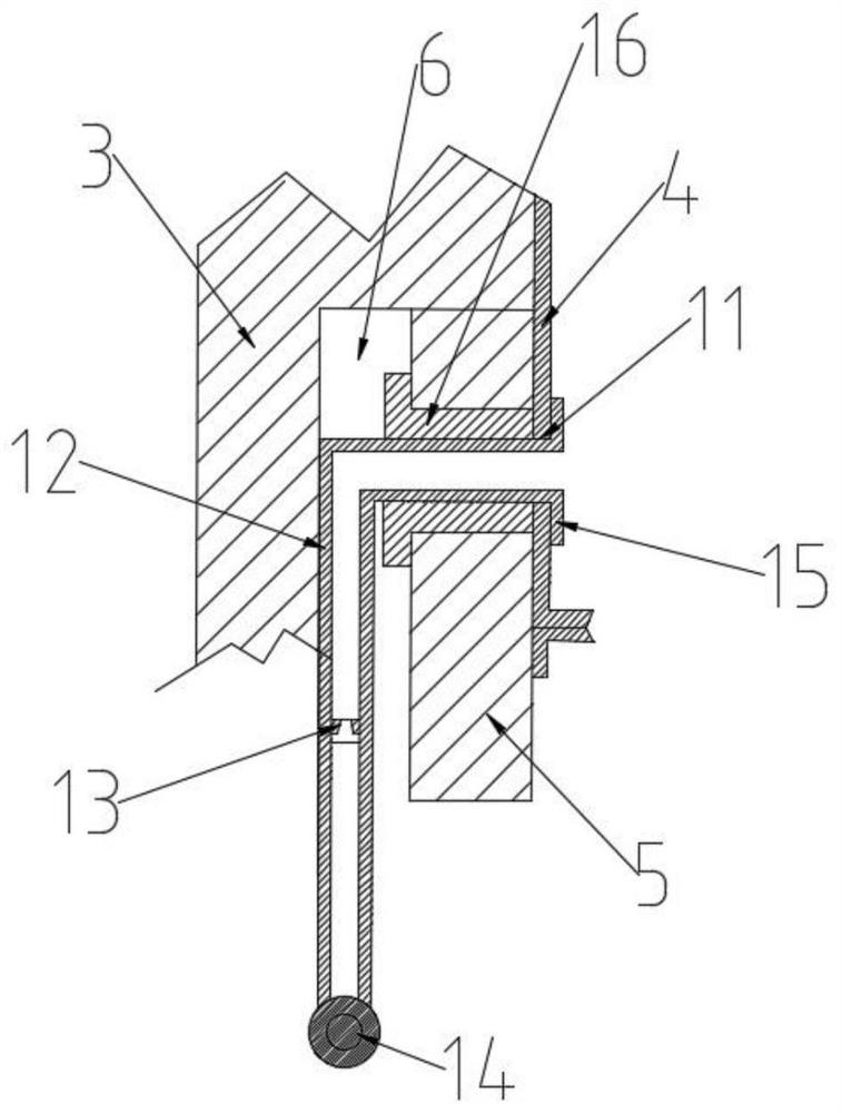 A ship's side with combined strength supplementary structure