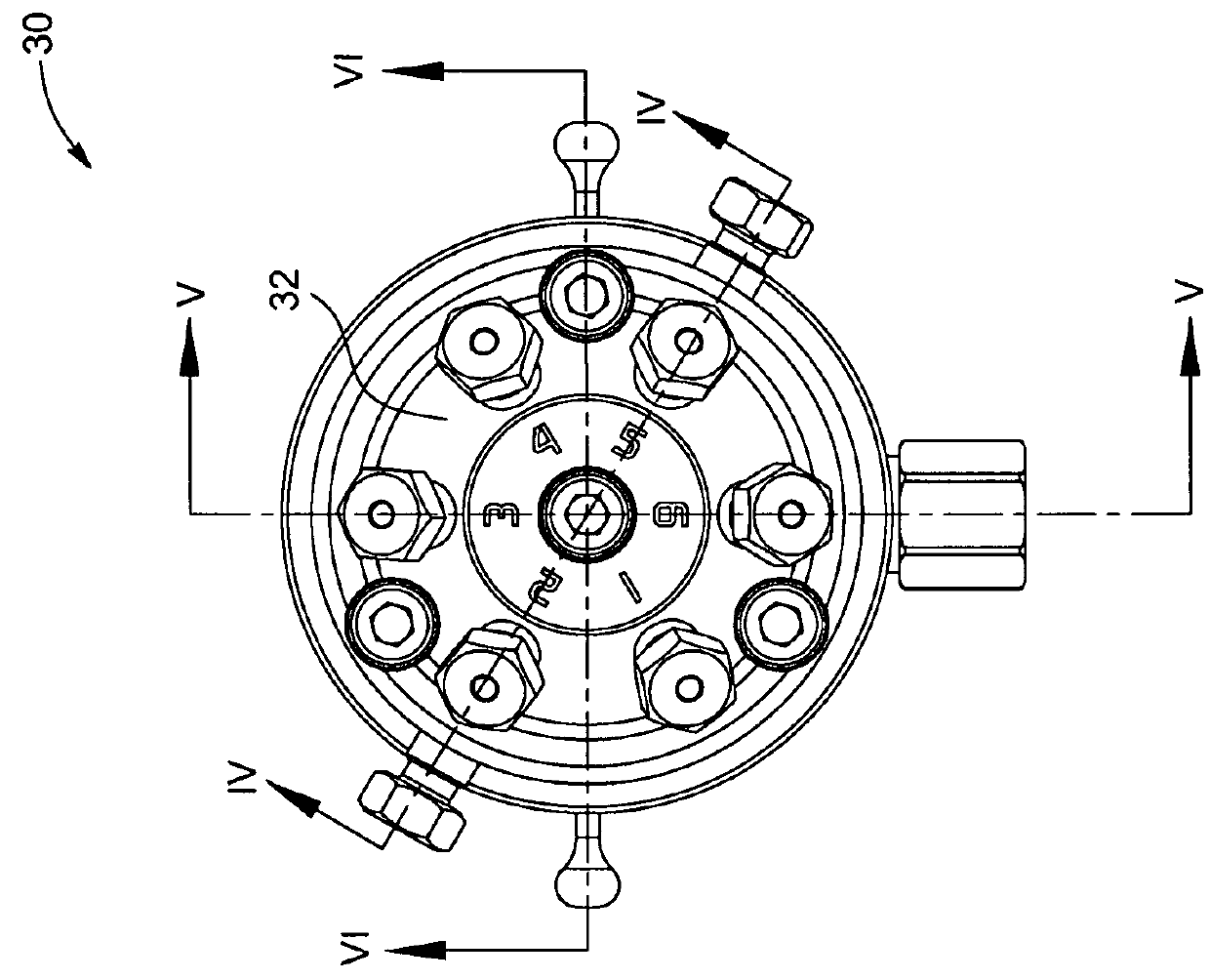 Diaphragm-sealed valve with improved actuator design