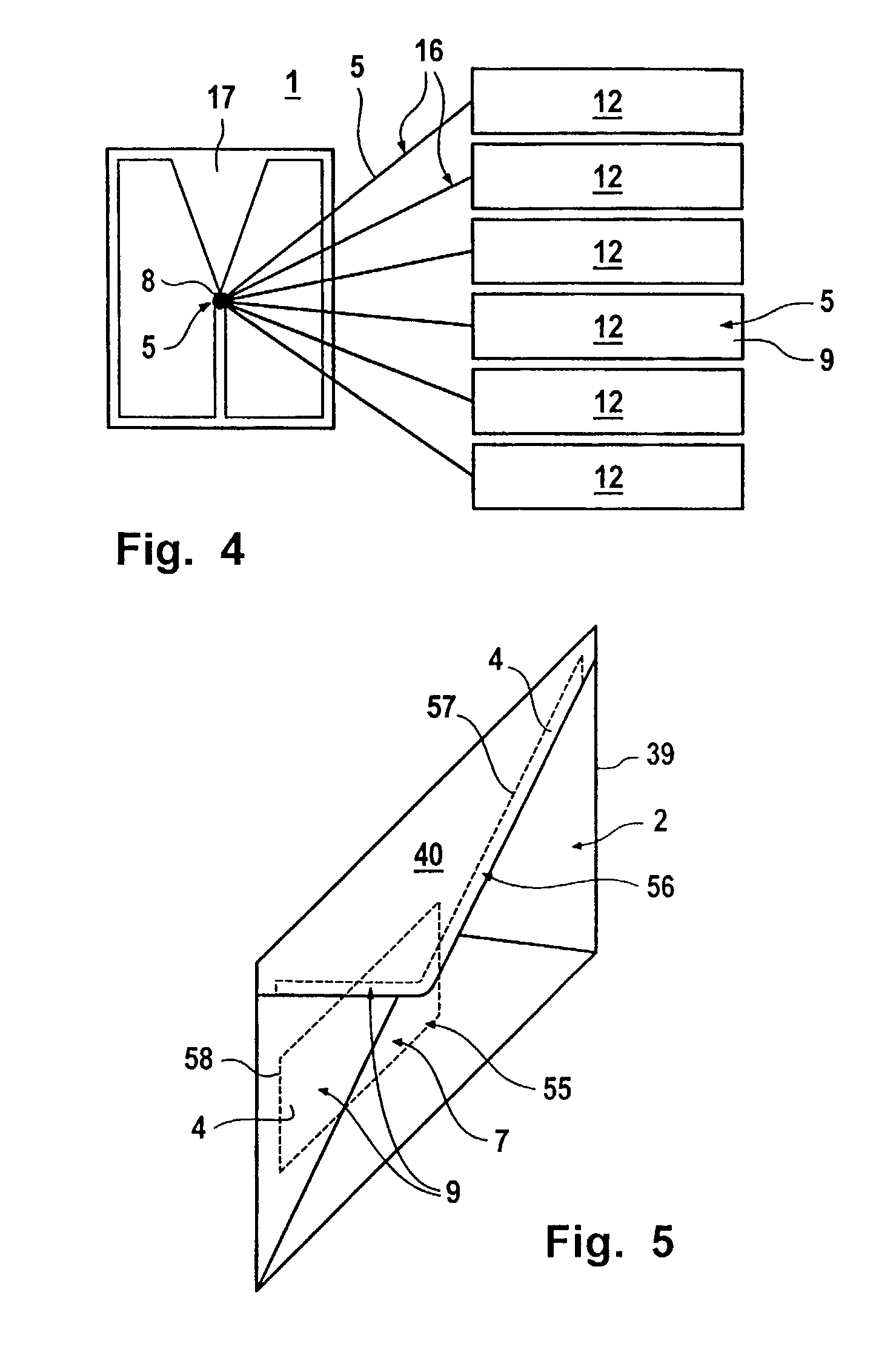 Flat material especially in the form of a sheet or a strip and device for writing on said material