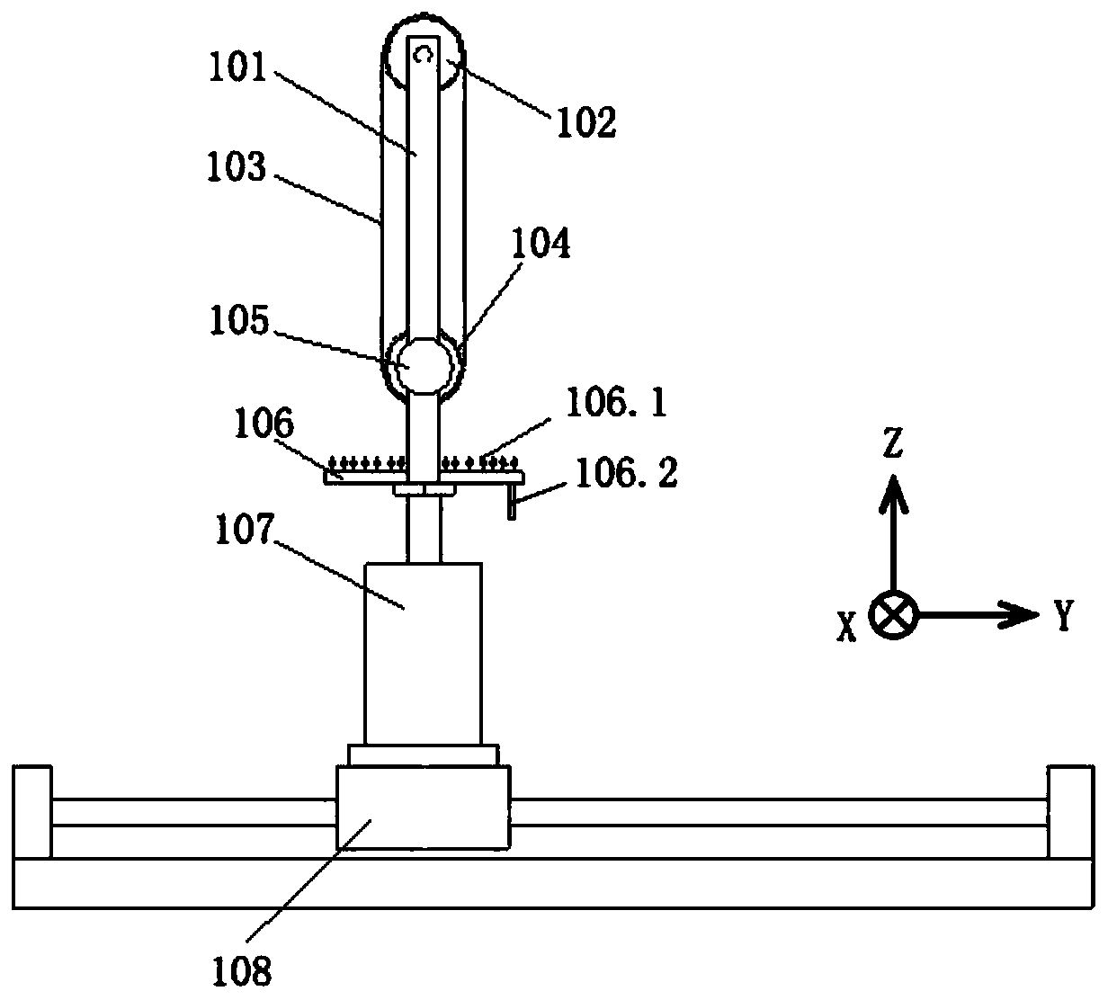 A film unwinding automatic cutting device and film automatic unwinding equipment