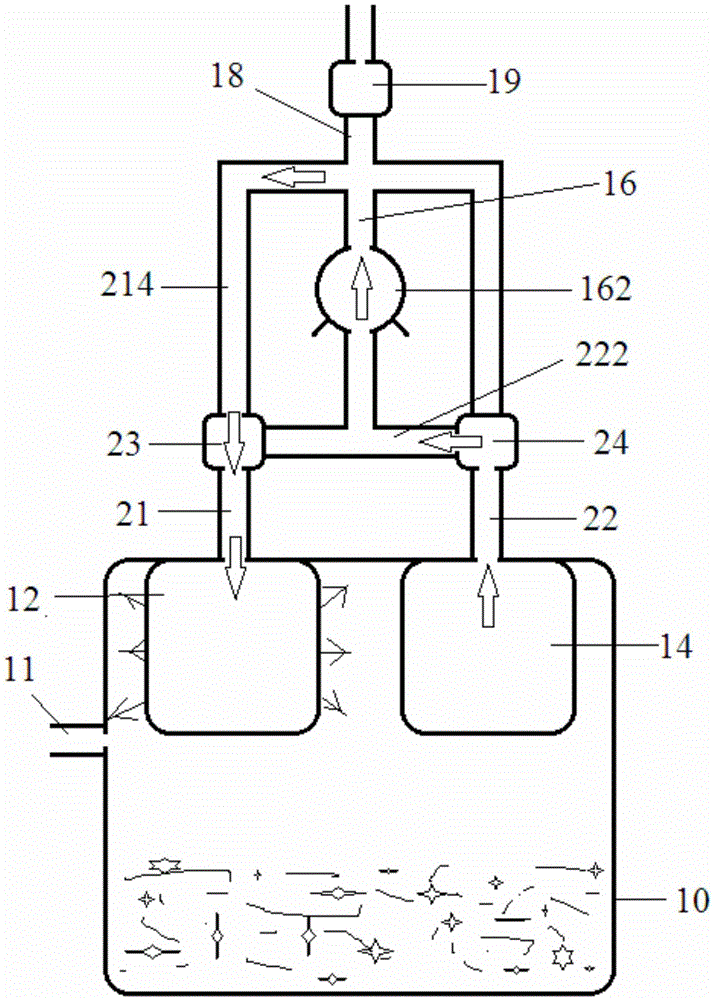 Back-blow dedusting system